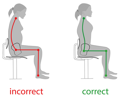 How to improve posture while sitting